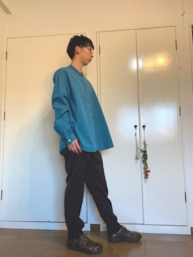 丸メガネ (YouTube)さんのコーディネート