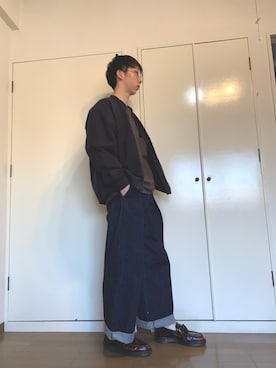 丸メガネ (YouTube)さんのコーディネート