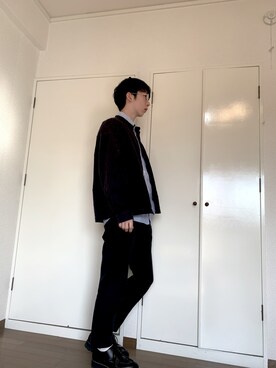 丸メガネ (YouTube)さんのコーディネート