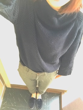 「ET BOITE（エボワット）のアイテム」を使った、あらみ(記録用)さん（レディース・169cm）の秋コーディネート