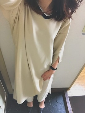 「MINELAL（ミネラル）のアイテム」を使った、あらみ(記録用)さん（レディース・169cm）の夏コーディネート