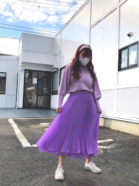 「Anne（アーネ）のアイテム」を使った、Anna Shinozakiさん（レディース・153cm）の秋コーディネート