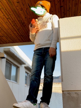「OMNIGOD（オムニゴッド）のアイテム（パンツ）」を使った、BATAさん（メンズ・178cm）の春コーディネート