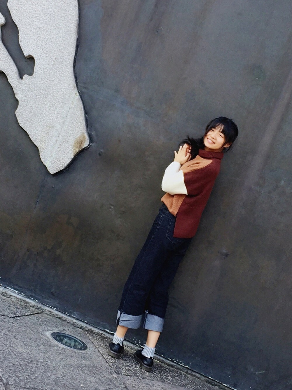 「NOのアイテム（その他トップス、ブラウン系）」を使った、neineiYomiさん（レディース・167cm）の秋コーディネートの1枚目の写真