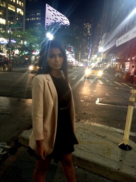 「blazer」｜「アイテム（その他アウター）」を使った、Michelleさん（レディース・157cm）の夏コーディネート