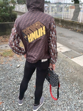 「FENDI」｜「アイテム（ブルゾン）」を使った、ひーくん★さん（メンズ・180cm）の秋コーディネート