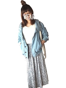 「3can4on（サンカンシオン）のアイテム（ジャケット/アウター）」を使った、まーとさん（レディース・159cm）の冬コーディネート