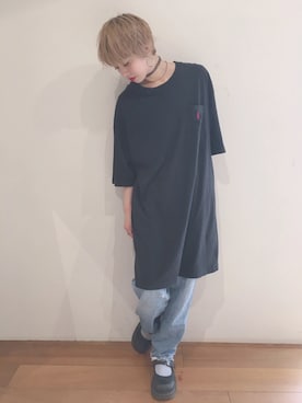 「ゆるゆる」｜「アイテム（その他シューズ）」を使った、amelieさん（レディース・156cm）の冬コーディネート