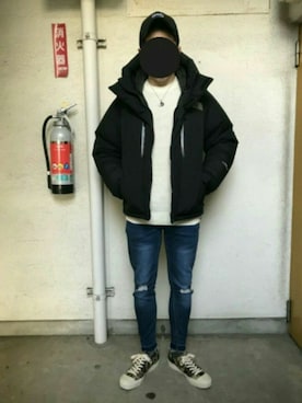 「バルトロ」｜「アイテム（アクセサリー）」を使った、takaさん（メンズ・172cm）の冬コーディネート