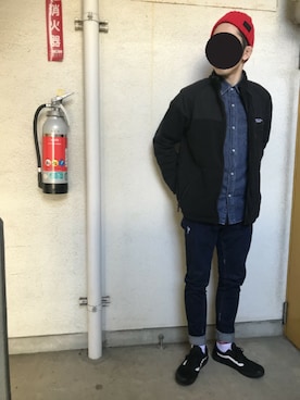 「Lee（リー）のアイテム（シャツ/ブラウス）」を使った、takaさん（メンズ・172cm）の春コーディネート