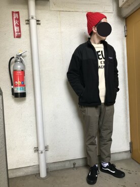 「DEUS EX MACHINA（デウスエクスマキナ）のアイテム（スウェット）」を使った、takaさん（メンズ・172cm）の春コーディネート