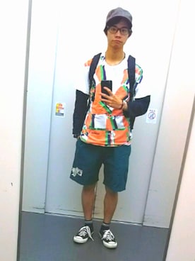「Chuck Taylor 70's」｜ponさん（メンズ・166cm）の夏コーディネート