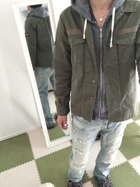 redさん（メンズ・179cm）の春コーディネート