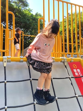 「帥氣女孩」｜ᴺᴱᴬᴸˢᴼᴺ&  ᴰᴼᴿᴵˢさん（キッズ・120cm）の秋コーディネート