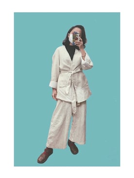 「autumn look」｜「アイテム（ジャケット/アウター）」を使った、Humannnさん（レディース・155cm）の秋コーディネート