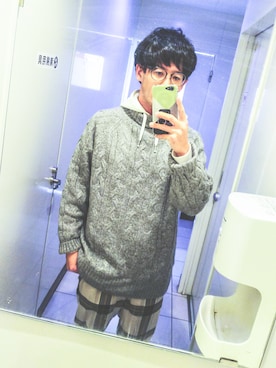 「A part by（アパートバイ）のアイテム」を使った、こーすけんぬ13世さん（メンズ・169cm）の秋コーディネート