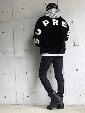 「Supreme （シュプリーム）のアイテム（MA-1）」を使った、koki1990さん（メンズ・178cm）の夏コーディネート