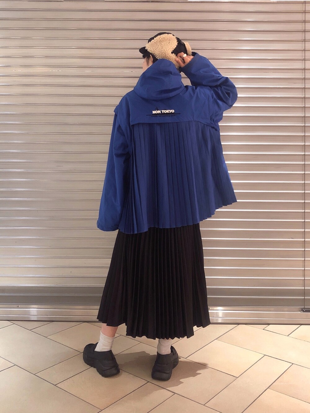 NON TOKYO プリーツパーカー ノントーキョー プリーツパーカー