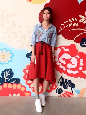 Aliceさん（レディース・168cm）の春コーディネート