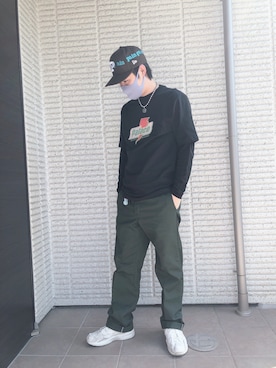 「palace」｜「アイテム（その他）」を使った、hirokiさん（メンズ・173cm）の春コーディネート