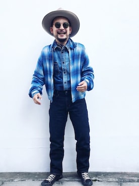 「PHEENY（フィーニー）のアイテム（ジャケット/アウター）」を使った、TATSUYOSHI.KIDAさん（メンズ・171cm）の秋コーディネート