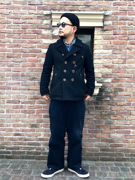 「CONVERSE ADDICT（コンバースアディクト）のアイテム（スリッポン）」を使った、TATSUYOSHI.KIDAさん（メンズ・171cm）の冬コーディネート