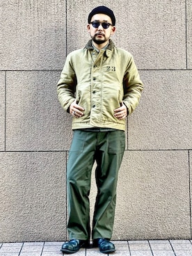 「N.HOOLYWOOD」｜「アイテム（ニットキャップ/ビーニー）」を使った、TATSUYOSHI.KIDAさん（メンズ・171cm）の冬コーディネート