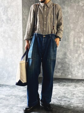 WEIRDOのデニムパンツを使った人気ファッションコーディネート - WEAR