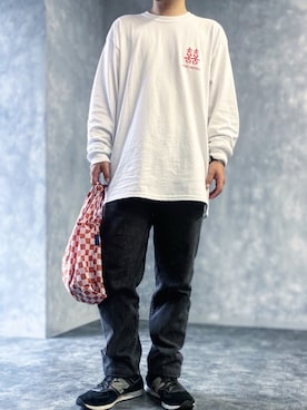 「BAGGU（バグー）のアイテム」を使った、TATSUYOSHI.Kさん（メンズ・171cm）の秋コーディネート