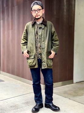 「アイテム（ベスト）」を使った、TATSUYOSHI.KIDAさん（メンズ・171cm）の冬コーディネート