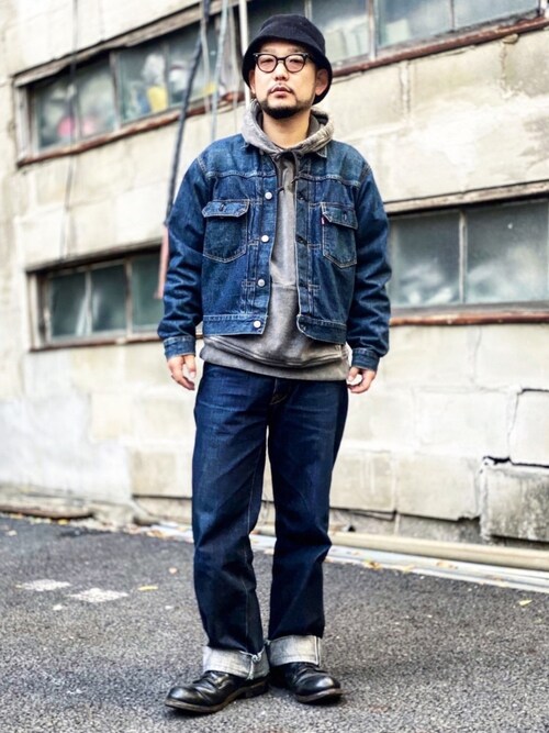 TATSUYOSHI.KIDA｜LEVI'S VINTAGE CLOTHINGのデニムジャケットを使ったコーディネート - WEAR