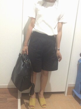 「THIS TABLE BY BEAU'RE SECOND（ヴュレセカンド）のアイテム」を使った、makkoさん（レディース・149cm）の夏コーディネート