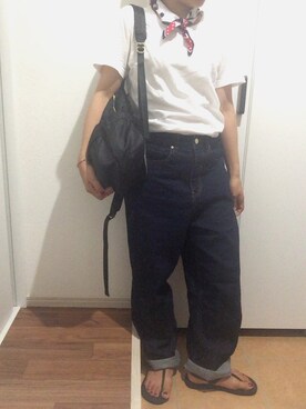 「OPAQUE（オペーク）のアイテム」を使った、makkoさん（レディース・149cm）の夏コーディネート