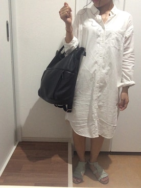 「THIS TABLE BY BEAU'RE SECOND（ヴュレセカンド）のアイテム」を使った、makkoさん（レディース・149cm）の夏コーディネート