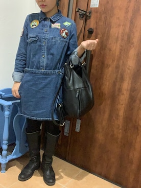 「THIS TABLE BY BEAU'RE SECOND（ヴュレセカンド）のアイテム」を使った、makkoさん（レディース・149cm）の春コーディネート