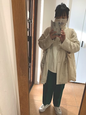 「CONVERSE（コンバース）のconverse（コンバース） ALL STAR OX（オールスターOX）（スニーカー）」を使った、makkoさん（レディース・149cm）の冬コーディネート