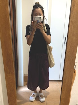 「タイパンツ」｜makkoさん（レディース・149cm）の秋コーディネート
