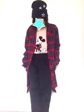 「UP START（アップスタート）のアイテム」を使った、maiさん（レディース・150cm）の秋コーディネート