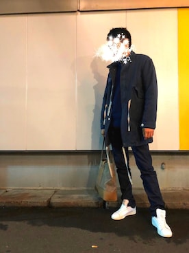 「sofar（ソーファー）のアイテム（ジャケット/アウター）」を使った、2two1さん（メンズ・179cm）の秋コーディネート