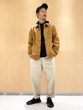 「2021春新作」｜「アイテム（ジャケット/アウター）」を使った、つかさん（メンズ・177cm）の春コーディネート
