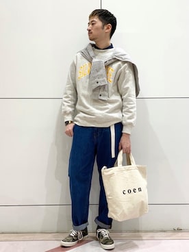 「SMITH'S（スミス）のアイテム（トップス）」を使った、つかさん（メンズ・177cm）の冬コーディネート