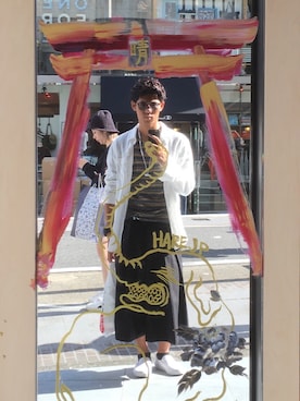 園田 康平さん（メンズ・181cm）の冬コーディネート