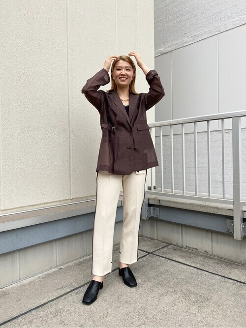 United Tokyo 池袋mizukiさんのテーラードジャケットを使ったコーディネート Zozotown