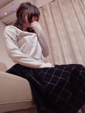 「自宅」｜おはるさん（レディース・149cm）の春コーディネート