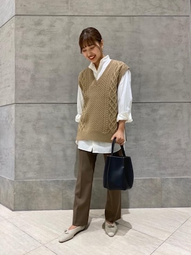 津野実有希さん(レディース・164cm)の秋コーディネート