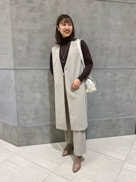 津野実有希さん（レディース・164cm）の秋コーディネート