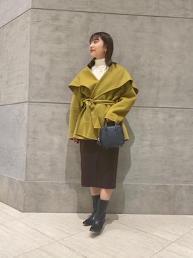 津野実有希さん(レディース・164cm)の冬コーディネート