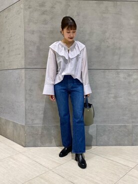 津野実有希さん（レディース・164cm）の冬コーディネート