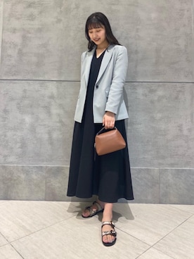 津野実有希さん(レディース・164cm)の春コーディネート