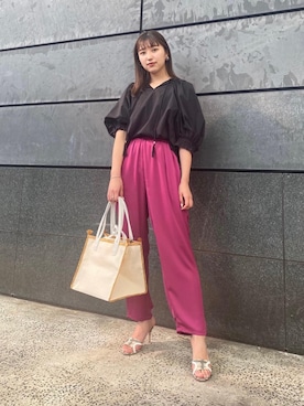 津野実有希さん（レディース・164cm）の春コーディネート